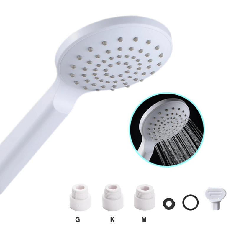 3 Functions Filter Hand Shower Head ABS Chrome Plated Bathroom Accessories Japan Gmk Connectors Shower Set