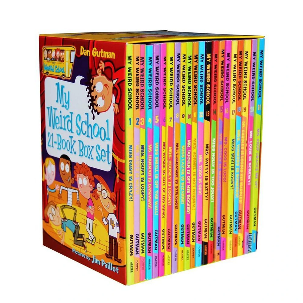 21 Book/Set My Weird School Crazy Seasons Children&prime; S Story Bridge Chapter Book Box Set