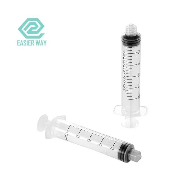 CE Approved Different Sizes Medical Sterile Luer Slip Disposable Injection Plastic Syringe