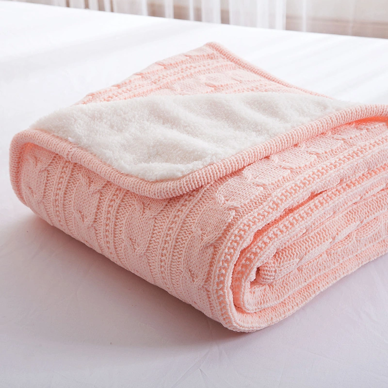 Household Items High quality/High cost performance Breathable Boucle Teddy Blanket Cushion Sherpa Fleece Faux Lamb Wool Fleece