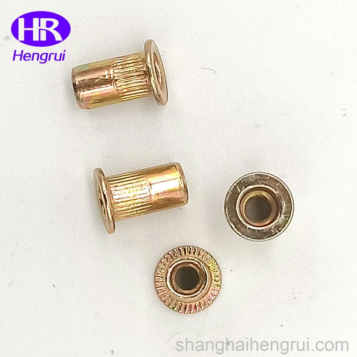 Yellow Zinc GB/T 17880.1 Carbon Steel Stainless Steel Self Clinching Rivet Nut