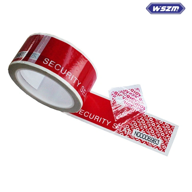 Custom Tamper Evident Security Tape, Tamper Proof Void Tape for Box Sealing