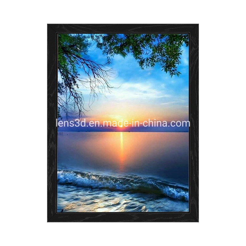 Popular Style Scenery Lenticular Pictures with 3D Effect