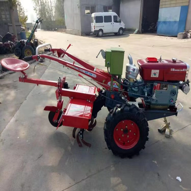 12HP 15HP 18HP Diesel Engine Power Tiller Motocultor Cultivator Two Wheel Walking Tractor for Sell