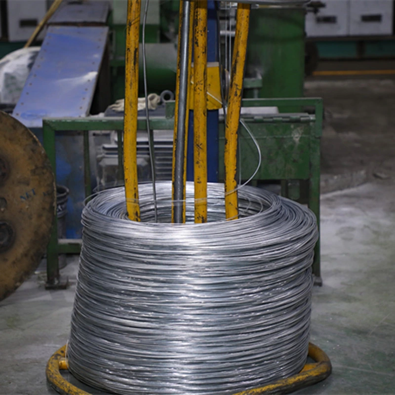 Phosphate Steel Wire 1.0 mm Thickness Uncoated Wire Rod 50.4 Km/Reel for Fiber Drop Cable