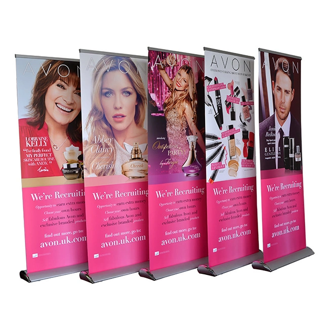 Wide Base Display Stand Advertising Roll up Banner