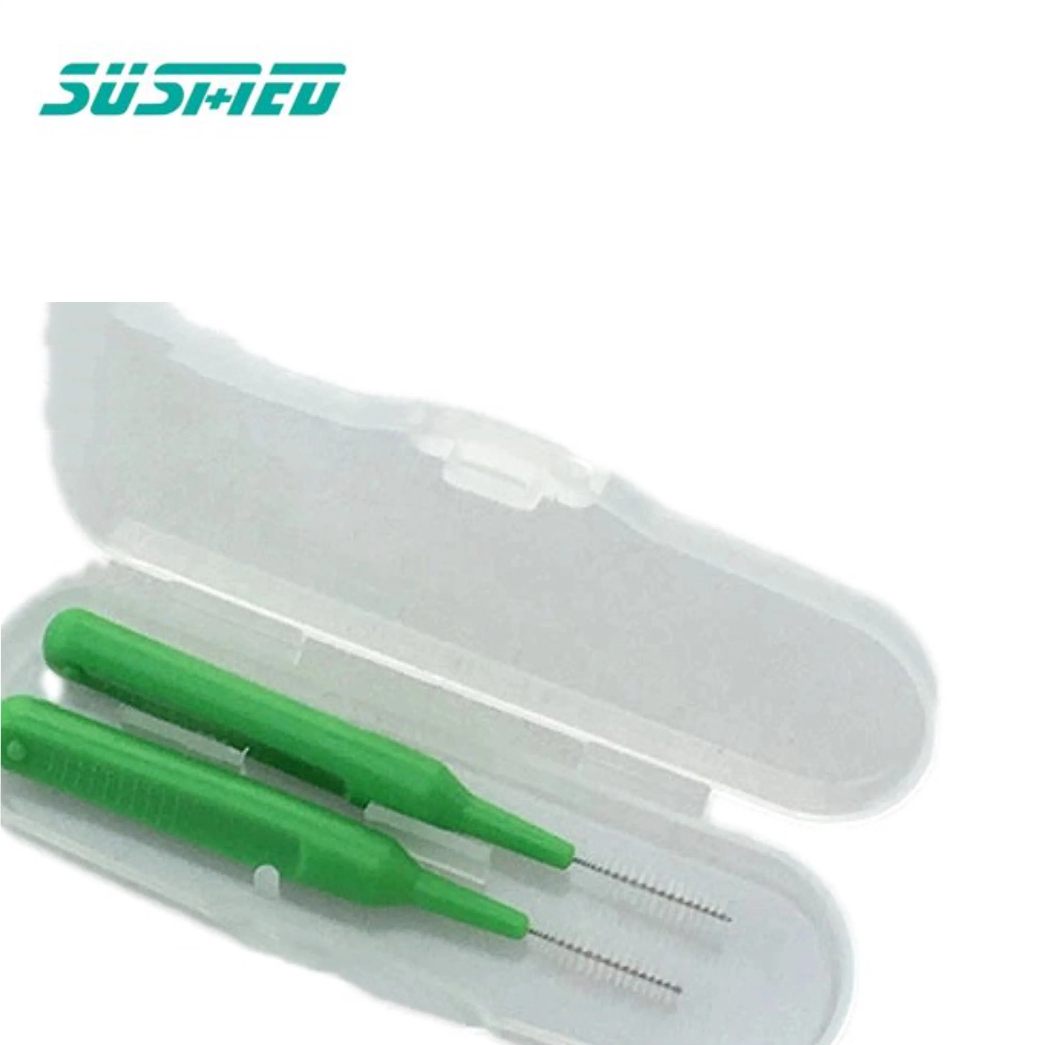 2021 Eco Friendly Orthodontic Dental Disposable Toothbrush Interdental Brush with Cover