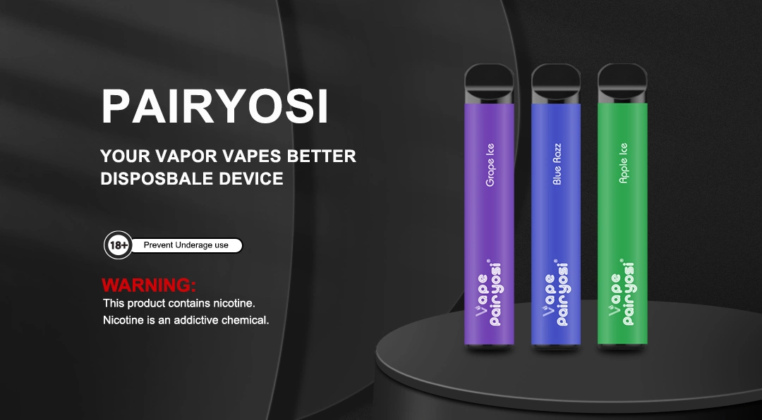 Pairyosi Slim 10 Flavors 500 Puffs Disposable Electronic Cigarette