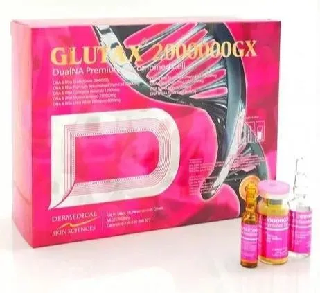 Glutax 2000000gx Whitening Products Injection Replacing Glutax 2000GS and Glutathione Injection Skin Care Lightening DNA