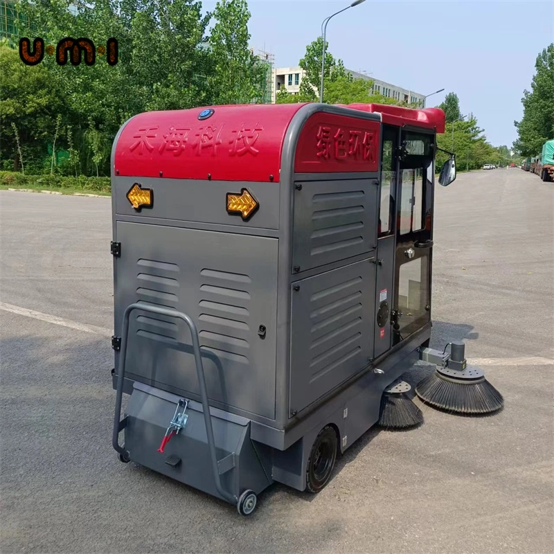 Industrial Ride-on Type with 4 Side Brushes for Outdoor Cleaning Road Cleaning Sweeping Machine