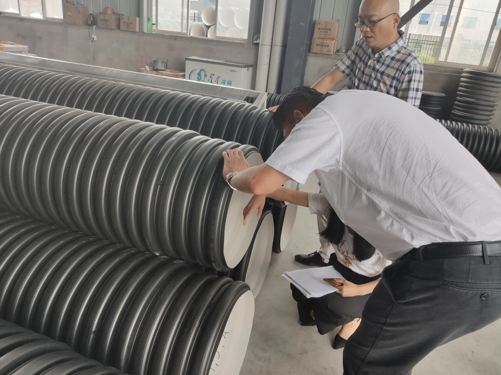 Underground Drain Water HDPE Double Wall Corrugated Pipe