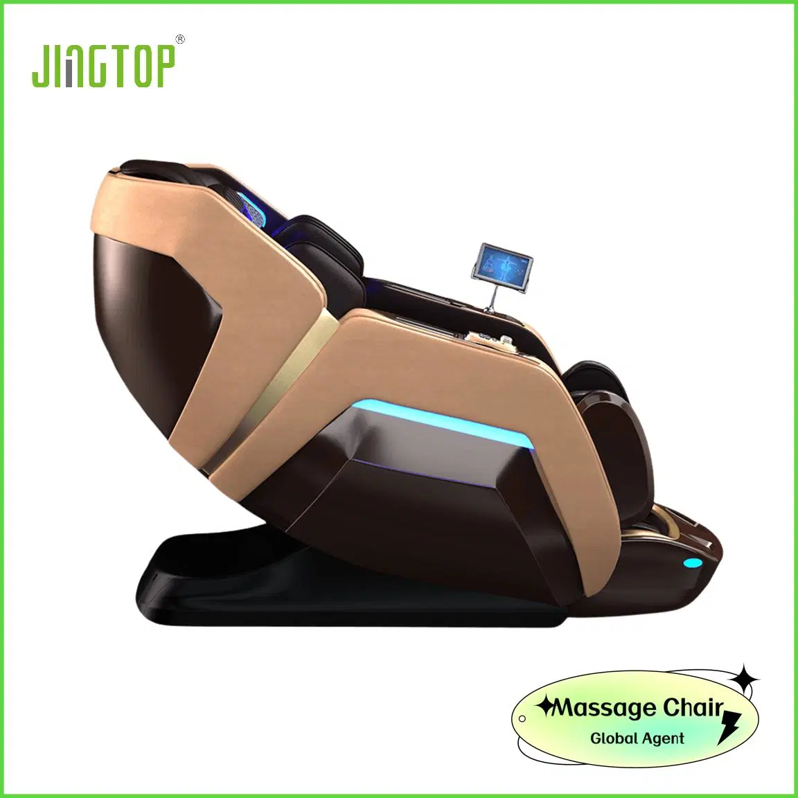 Jingtop Factory Price 3D 4D New Design Built in Heater Ai Vocie Control Home Massage Chair