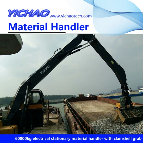 50 Ton Electric Material Handling Equipment with Wood Grab Logging Grab Handling Equipment