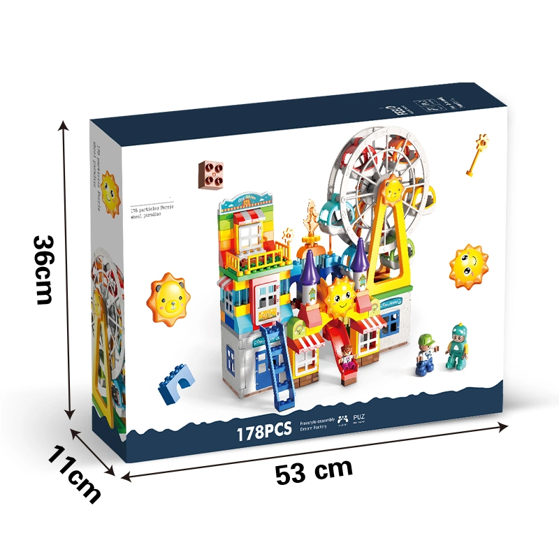 Sy 178PCS Ferris Wheel Building Blocks akzeptieren OEM ODM Customization DIY Szene Aufklärung Puzzle Spielzeug für Kinder