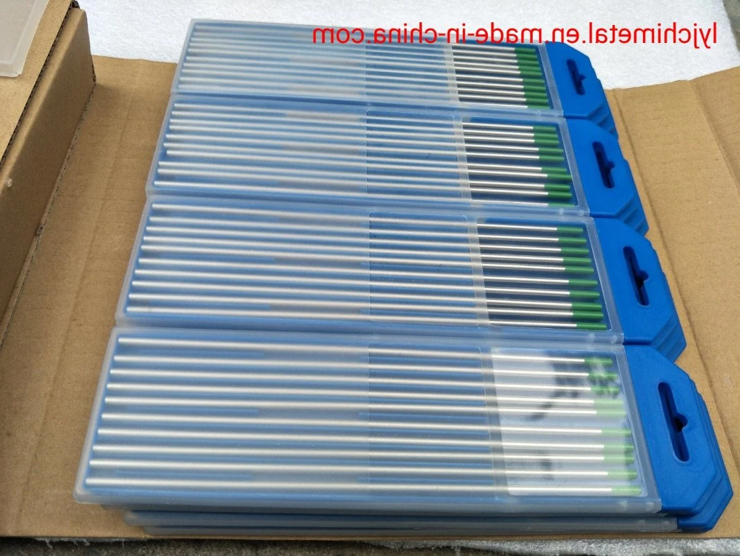 Pure Tungsten Electrode for TIG Welding Consumables Dia2.4*150mm Wp-Green