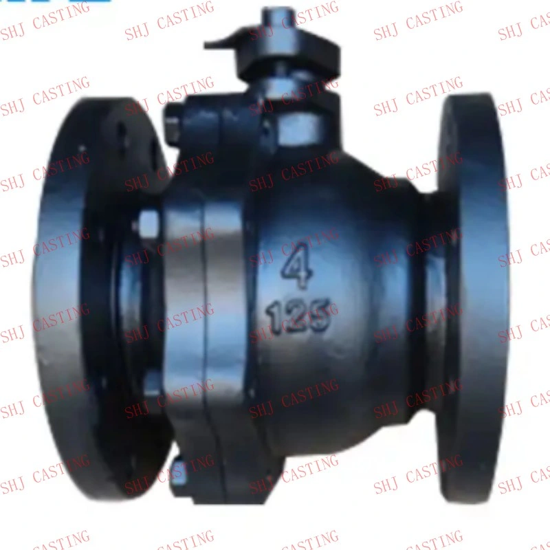 DIN ANSI Flanged Cast Ductile Iron Gg25 Ggg40 Ball Valve