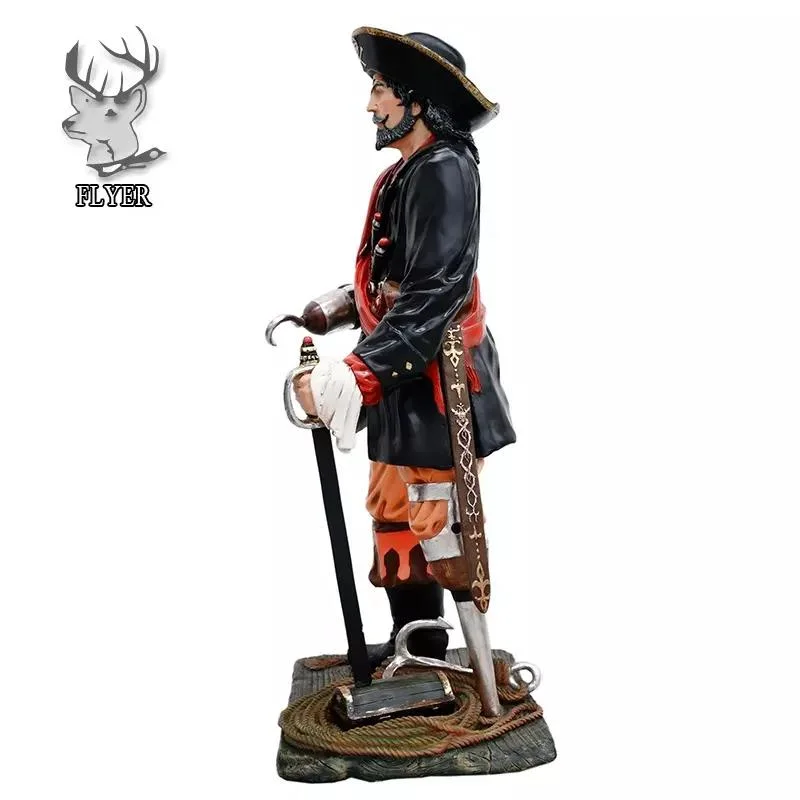 Resin Craft Movie Pirate Ship Resin Figure Pirate Sculpture