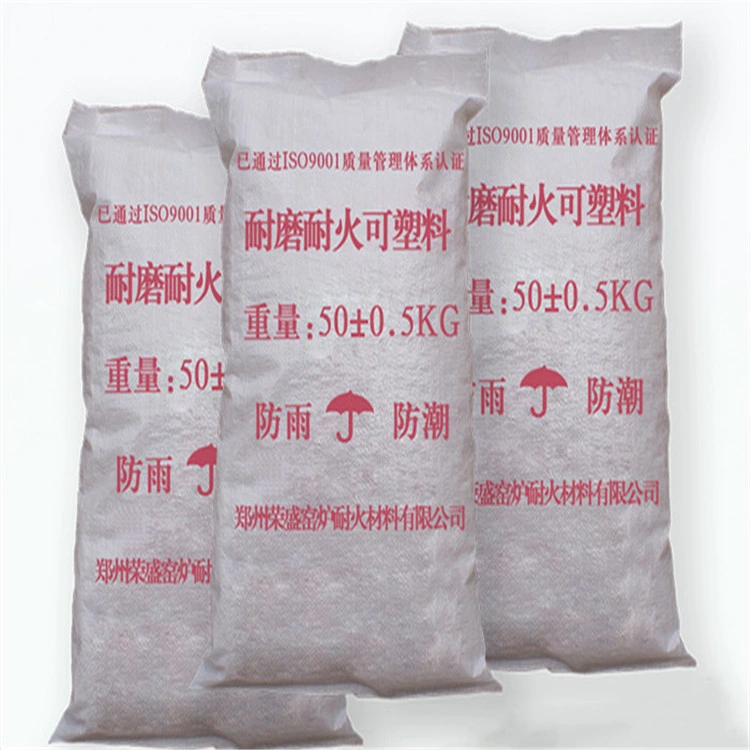 Abrasion Resistant Corundum-Mullite Wearing Resistant Refractory Plastic