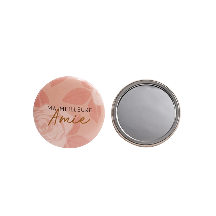 Customized Magnifying Single Side Portable Makeup Pocket Mirror