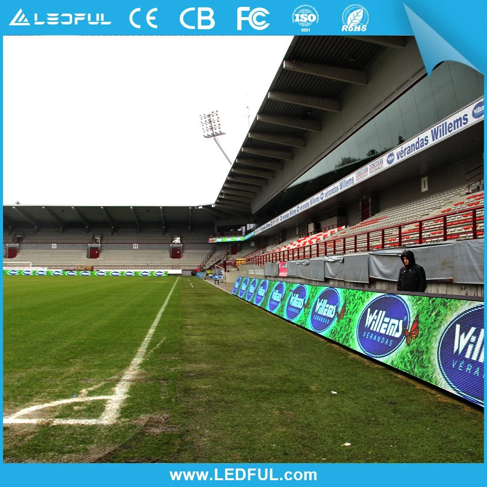 El estadio deportivo de gran partido de fútbol de la placa de LED pantalla LED de Video Publicidad P8 P10 P16, pantalla LED perimetral