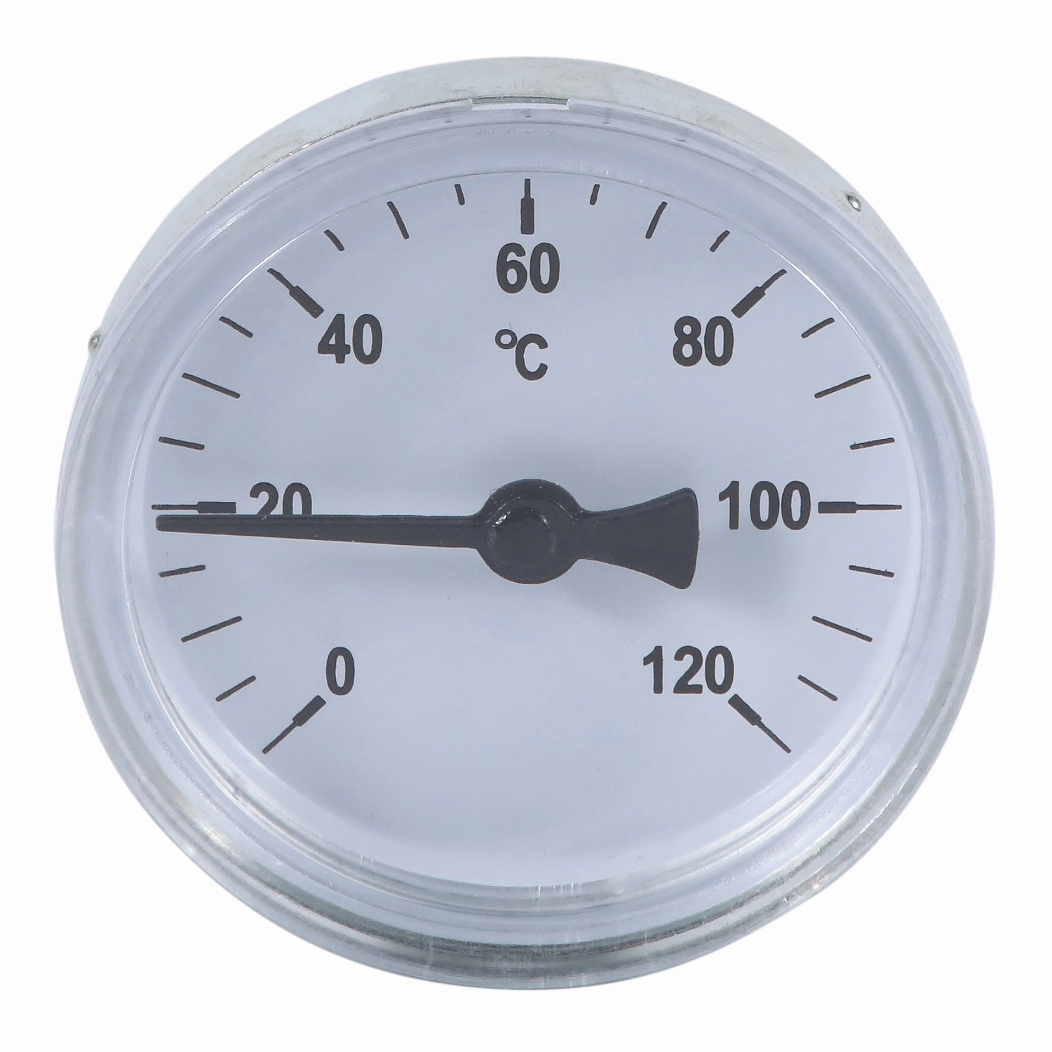 120 Dgree Back Connection Bimetal Thermometer Industrial Water Temperature Measuring