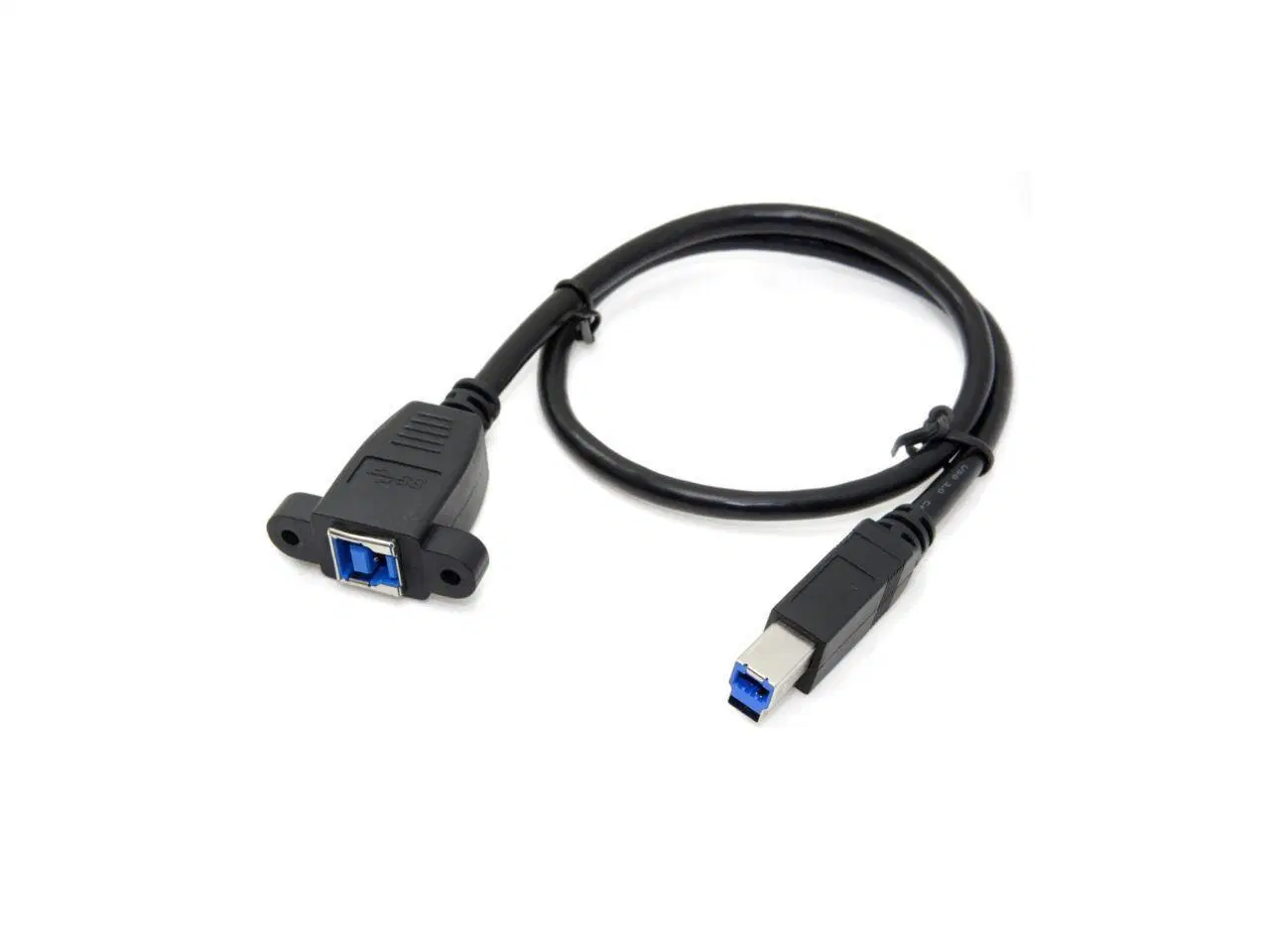 Panel Mount Screw USB3.0 Bm to Bf Cable