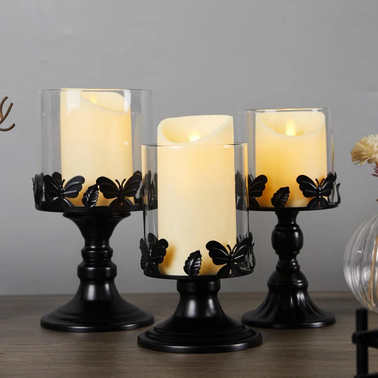 Modern Style Metal Indoor Candle Holder Home Decoration