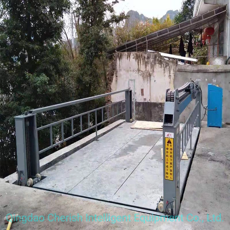 CE Approved Customized Hydraulic Smart 4 Post Floor Transfer Car Lifter