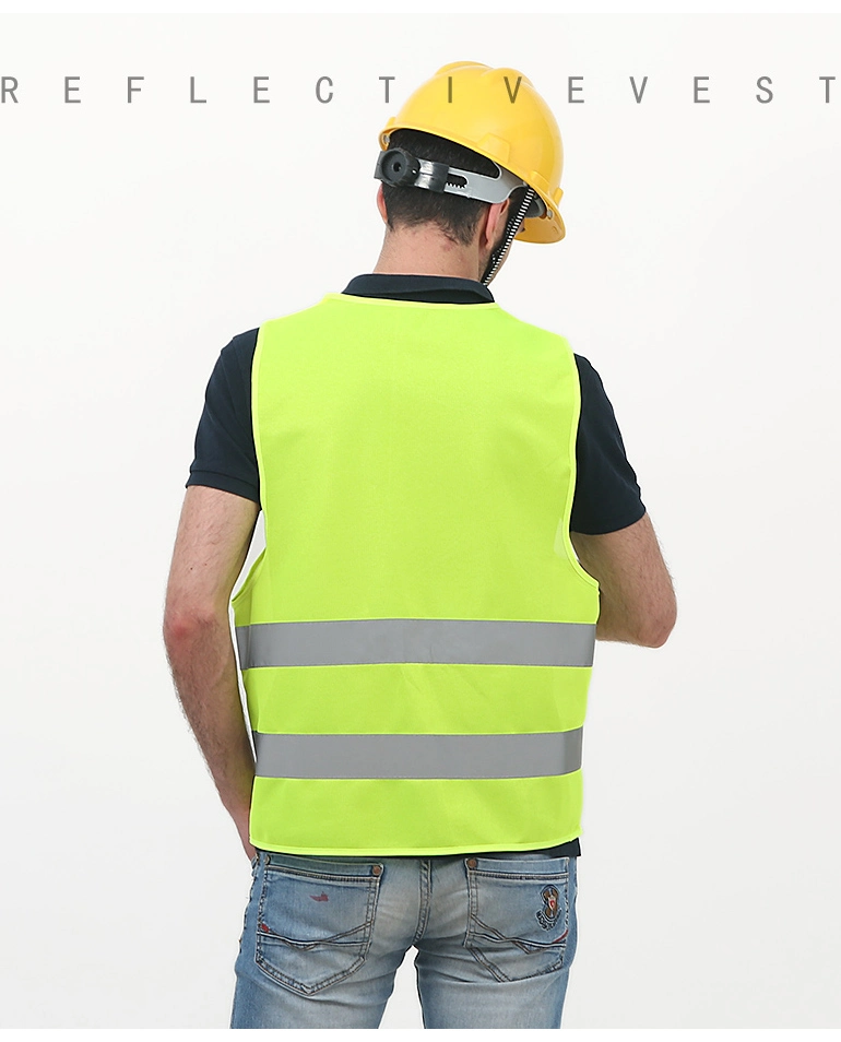 High Visibility Car Warning Safety Vest En ISO20471