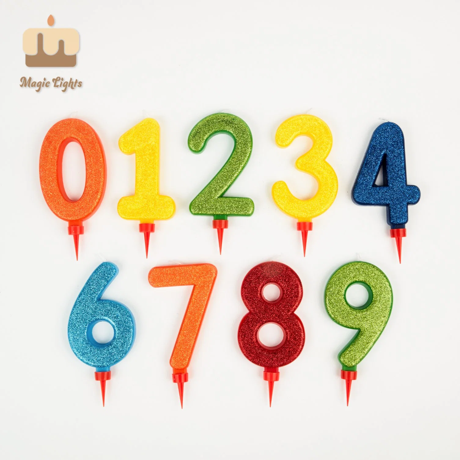 Extra Large Number 0 to 9birthday Cake Candles