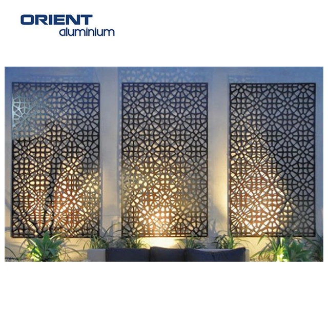 Outdoor Decorative Aluminum Laser Cut Panels Laser Cut Metal Screens