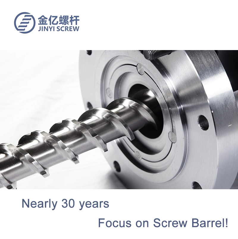 Pipe Extrusion Screw Barrel Bimetallic Chromed Treatment