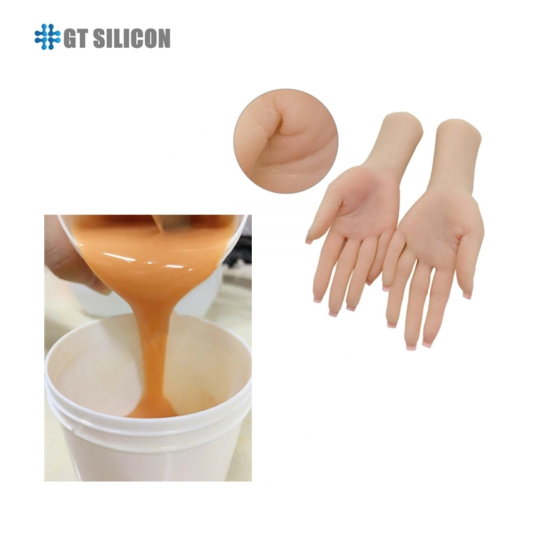 RTV 2 Life Casting Liquid Silicone Rubber for Simulation Human Органа