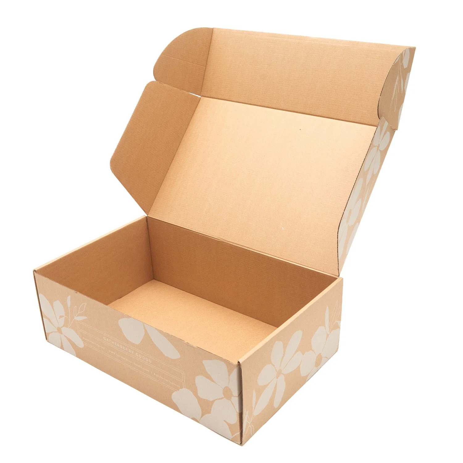 Wholesale/Supplier Flat Packed Carton Shipping Die Cut Handle Custom Printed Food Grade Brown Kraft Paper Cake Package Box