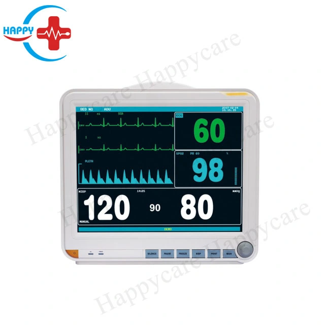 Hc-C004 de 15 pulgadas de pantalla LCD portátil de ECG de Monitor de Paciente con precio competitivo