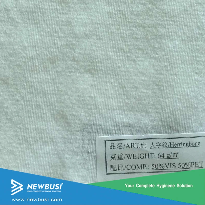 45-100GSM Plain and Cross Embossed Spunlace Non Woven Fabric