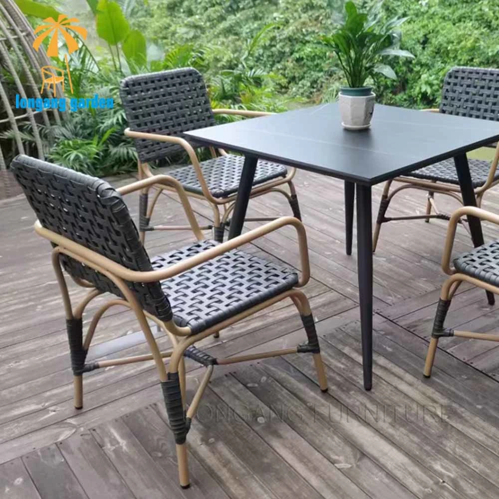 Antique Leisure Retaurant Hotel Resort Villa Home Living Room Bedroom Lounge Sofa Furniture Modern Outdoor Dining Room Rattan Table and Chair Furniture