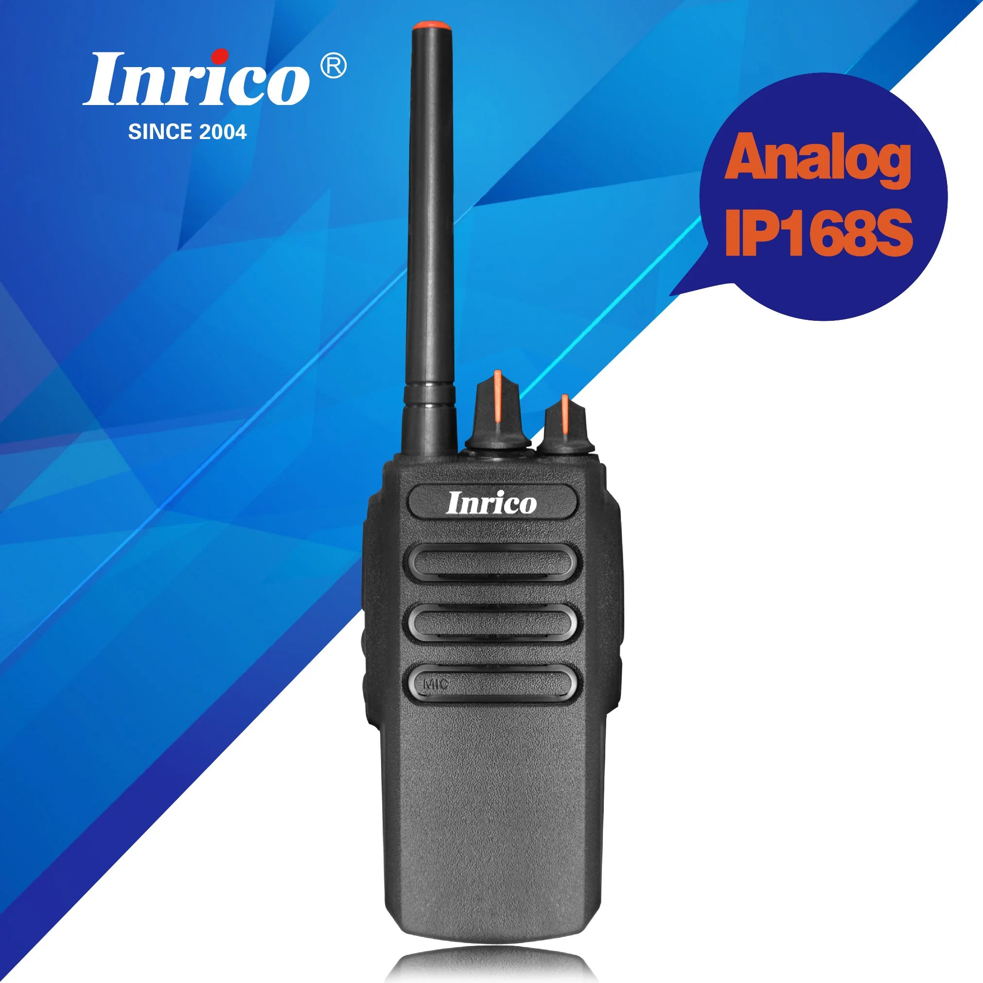 Inrico IP168s UHF Two-Way Radio Walkie Talkie Compatible with Two Tone