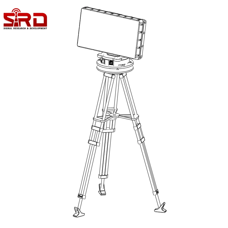 Amplia cobertura de la tecnología de 5km de dispositivos de detección de movimiento radial con banda Ku 360grados