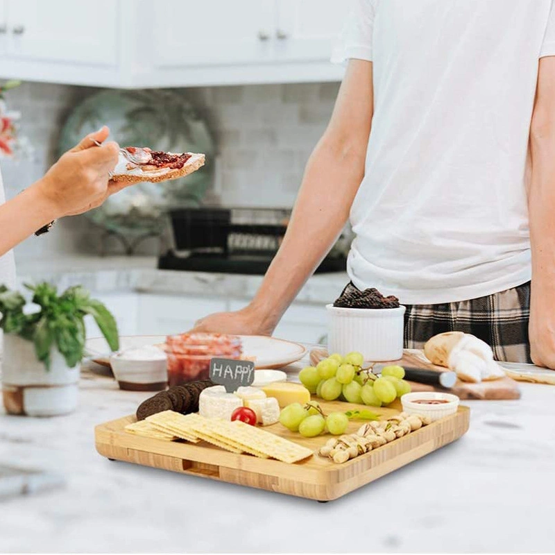 Кухонный отсек Bamboo Cheese Cutting Board Комплект ножей