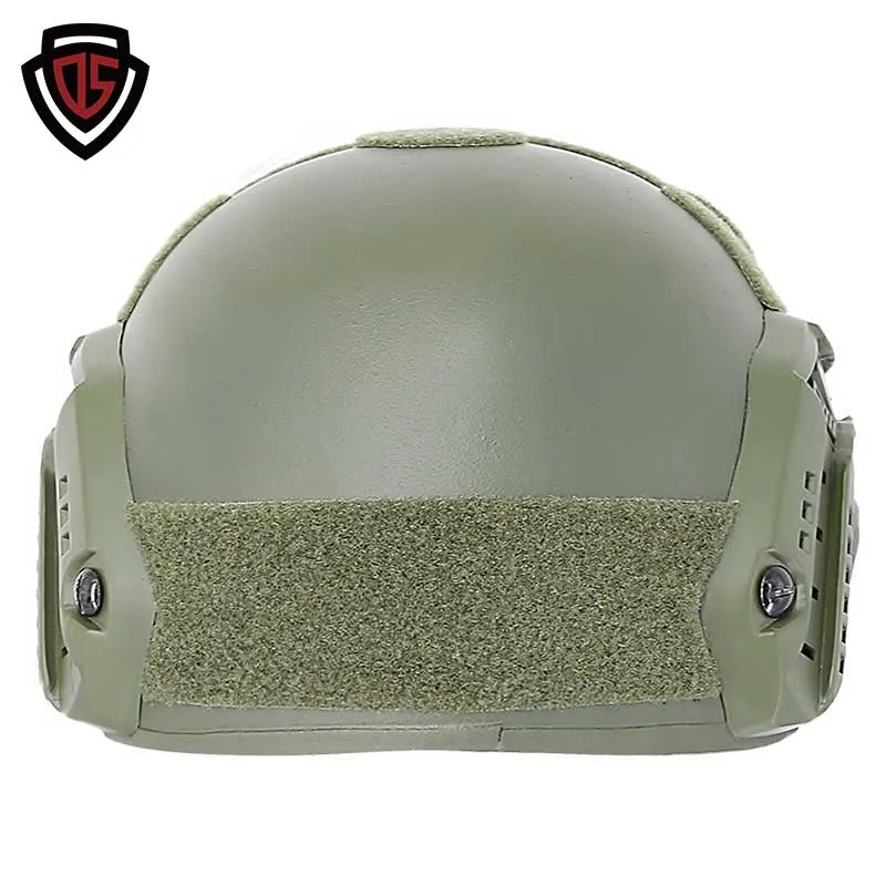 Double Safe Safety Equipment Green Police Level Iiia Bulletproof Fast Ballistic Helmet