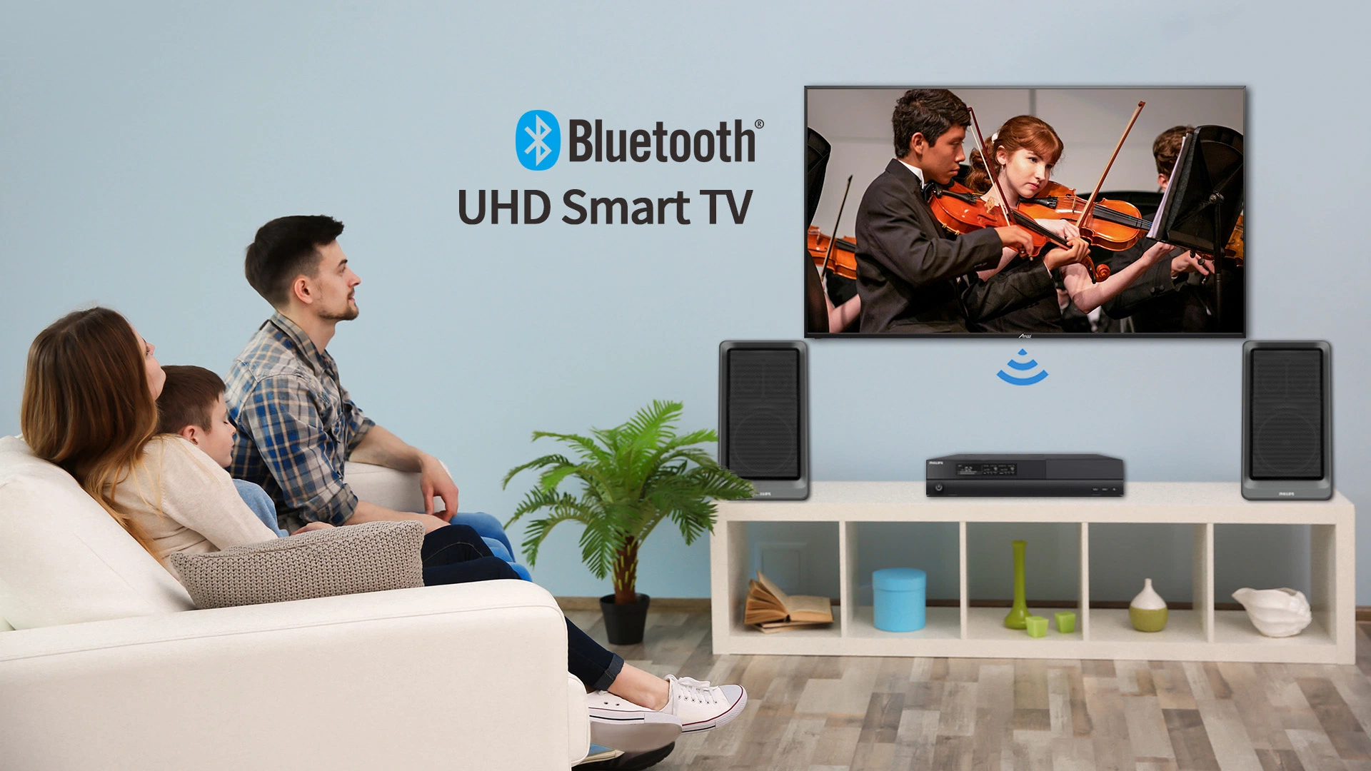 Новая технология Blue-Tooth телевизор с плоским экраном 4K Smart LED ТВ Smart LED 65-дюймовый телевизор с голосовыми пульт ДУ