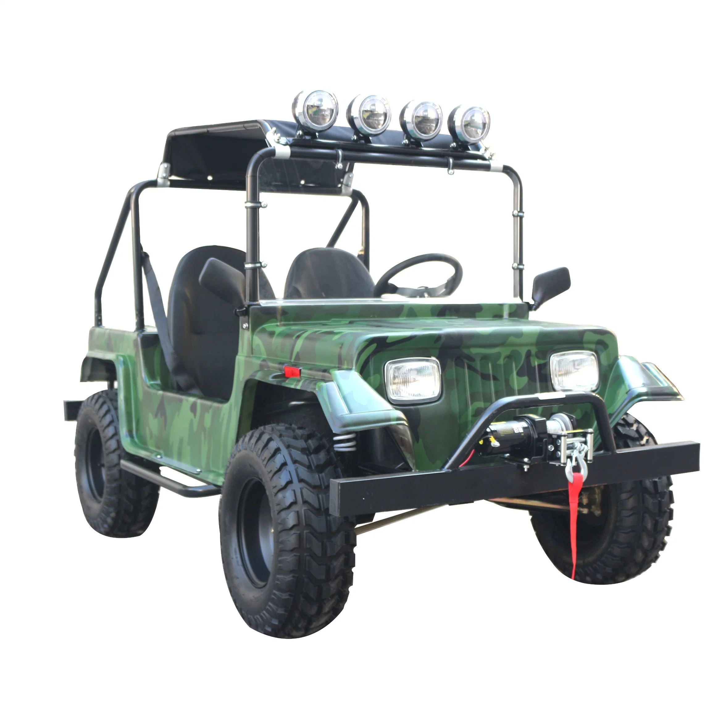 200cc de gasolina del carro de golf de Jeep Mini Quad ATV Parent-Child granja alquiler de coche