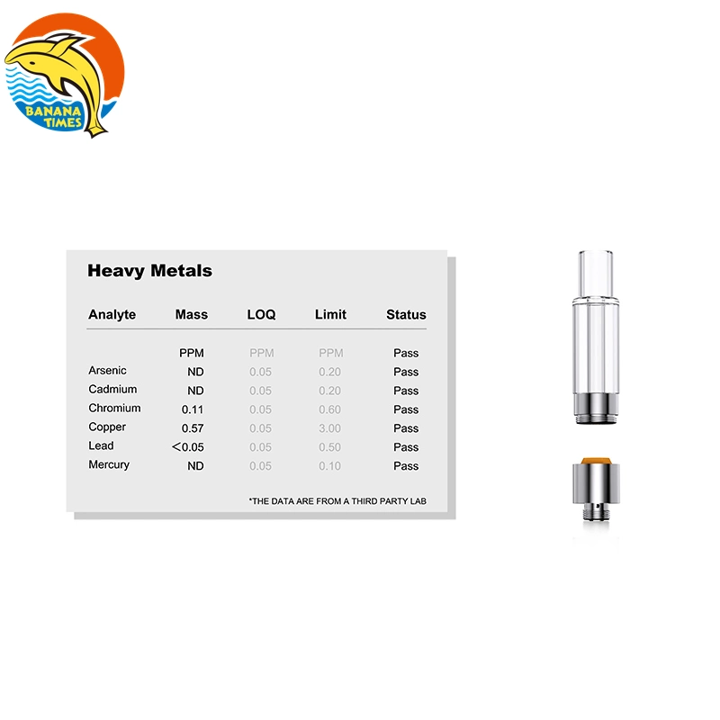 Texas Wholesale/Supplier Distributor 2000mg Glasses 510 Vape Cartridge OEM 1ml 2ml All Glass Empty Vape Cartridges for DAB Hhc Live Resin