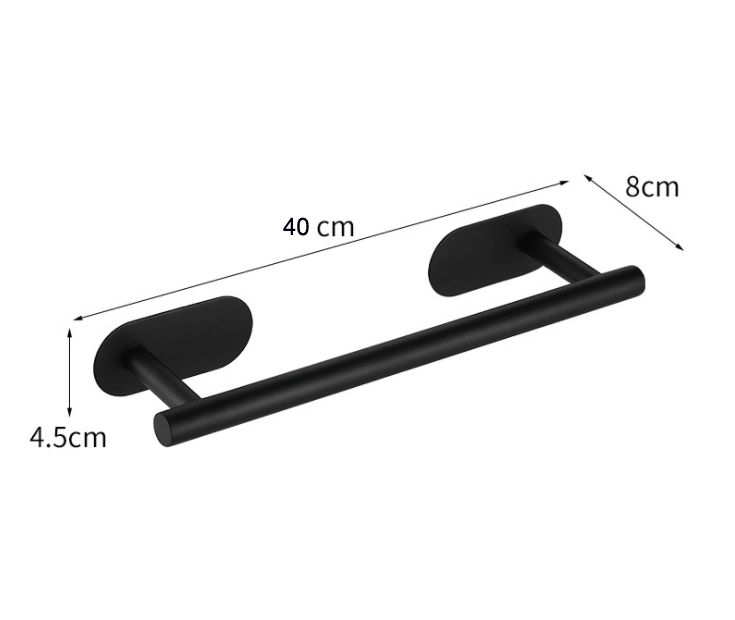 Accesorios de Baño Negro 5pcs Acero inoxidable hardware de Baño