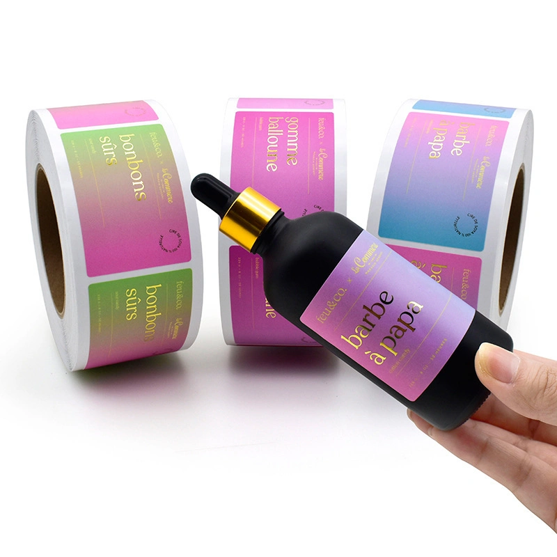 Custom Printed Body Milk Label Sticker Skin Care Bottle Label Sticker