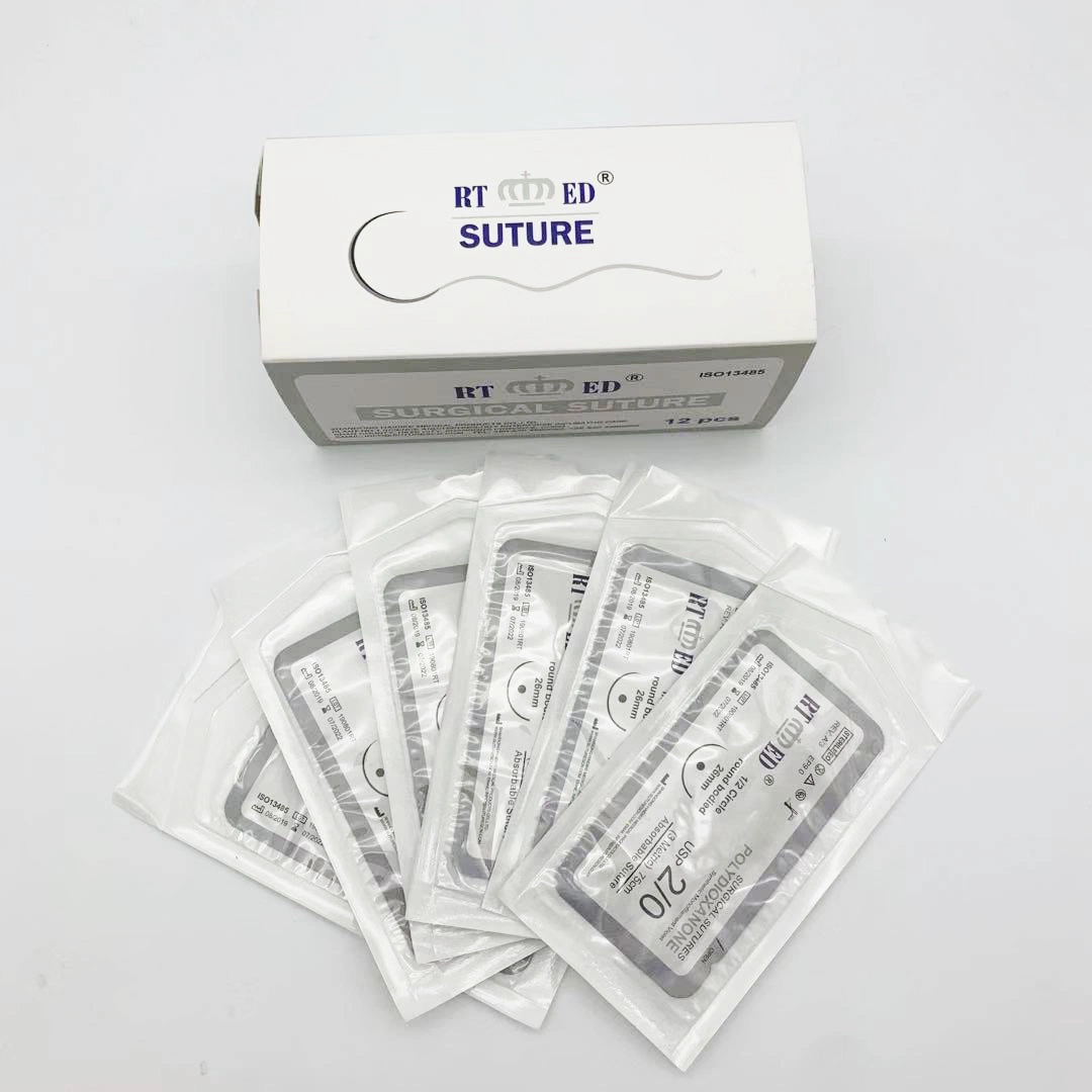 Absorbable Surgical Pdo Sutures with Needle