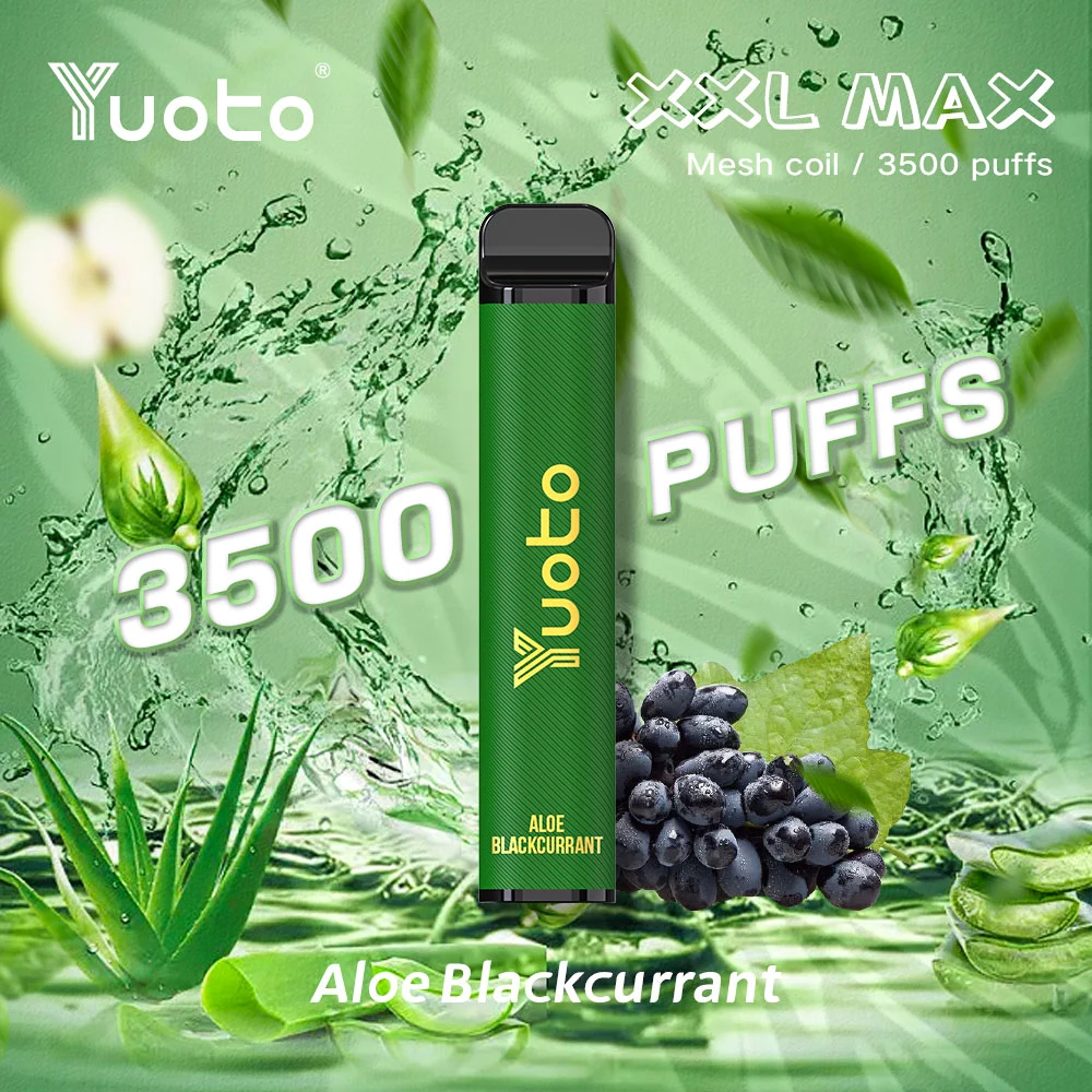 E-cigarette chaud 9 ml de jus d'E-Capacité Yuoto XXL 1200mAh Batterie max 3500bouffée de gros Vape stylo jetable
