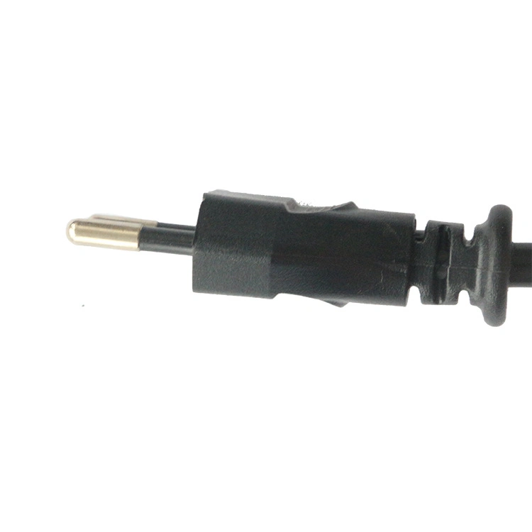 S+ Certified 10A 250V T11 Plug Power Cord Match to Rubber Flexible Cord H05rn-F 2X0.75mm&sup2; ~1.0mm&sup2;