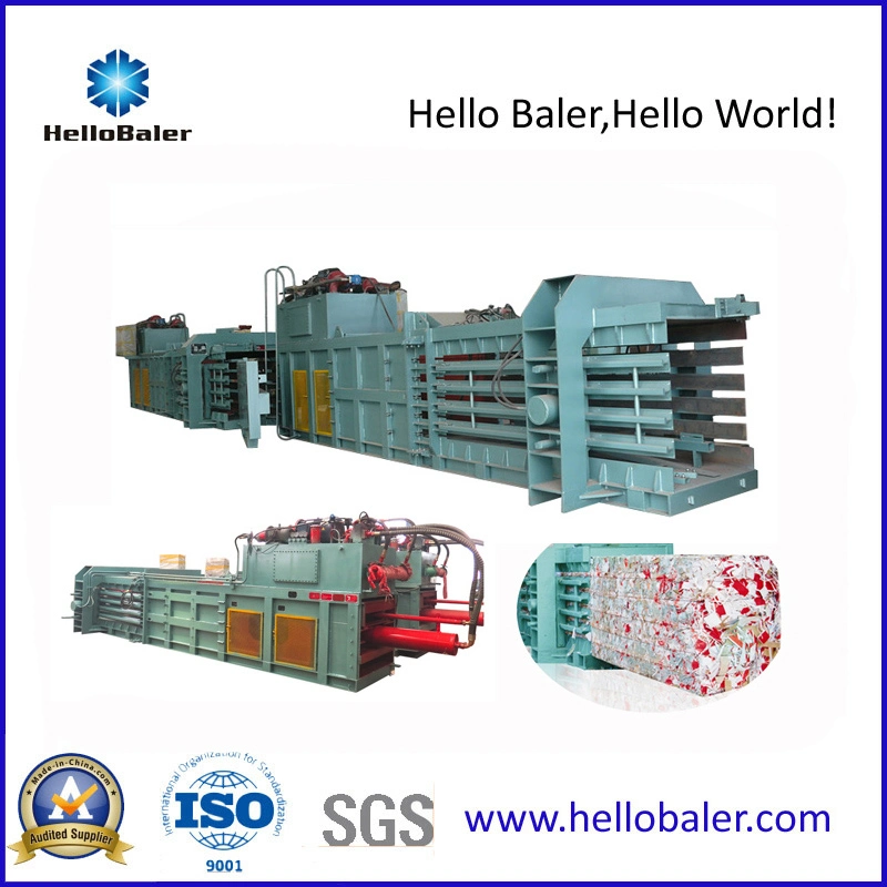 Big Sale Horizontal Hydraulic waste paper, waste textile, waste clothes strapping pressing machine